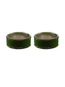 Vidhya Kangan Green Bangle Set