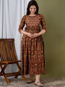 FASHION CLOUD Women Printed A-Line Kurti