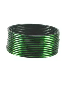Vidhya Kangan Green Bangle Set
