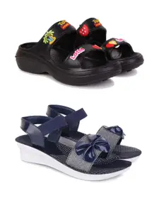 PENNEN Women Multicoloured Thong Flip-Flops