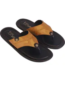 Style Height Men Tan Flip Flops