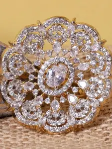 FASHION EMPIRE Radiant Rose Gold Finish Ring