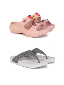 PENNEN Women Multicoloured Thong Flip-Flops