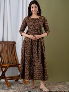 FASHION CLOUD Women Printed A-Line Kurti