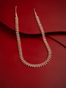 Kushal's Fashion Jewellery Copper Gold-Plated Necklace