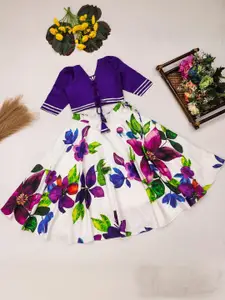 Shoryam Fashion Girls Viscose Rayon Ready to Wear Lehenga Choli