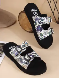 DHAMASA Women Printed Sliders