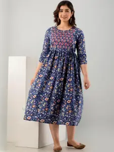 FASHION CLOUD Women Printed A-Line Kurti