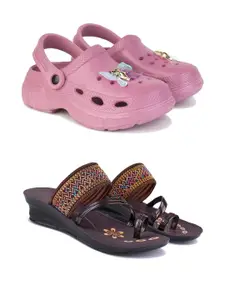 PENNEN Women Multicoloured Thong Flip-Flops