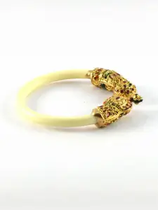 Vidhya Kangan Women Cream Brass Bangle