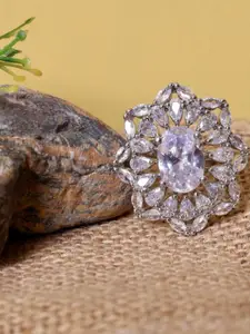 FASHION EMPIRE Silver Toned Ring