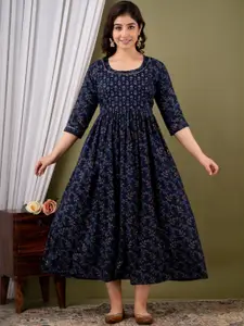 FASHION CLOUD Women Printed A-Line Kurti