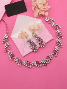 Anouk Gold-Plated Earring & Necklace Set