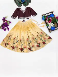 Shoryam Fashion Girls Silk Georgette Ready to Wear Lehenga Choli