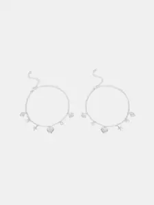 SHAYA Women Shell Yeah Anklet in 925 Silver