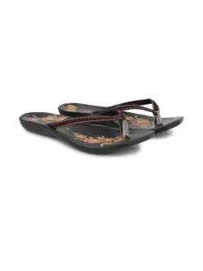 PENNEN Women Multicoloured Thong Flip-Flops
