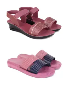 PENNEN Women Multicoloured Thong Flip-Flops