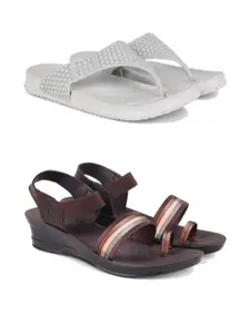 PENNEN Women Multicoloured Thong Flip-Flops