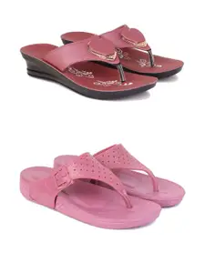 PENNEN Women Multicoloured Thong Flip-Flops