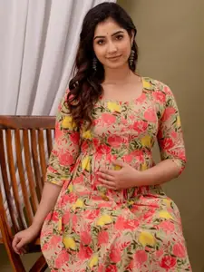 FASHION CLOUD Women Printed A-Line Kurti