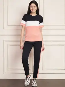 DTR FASHION Printed T-Shirt With Trousers Co-Ords
