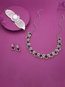Anouk Gold-Plated Bracelet & Necklace Set