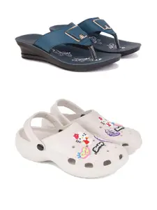 PENNEN Women Multicoloured Thong Flip-Flops