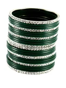 Vidhya Kangan Green Bangle Set