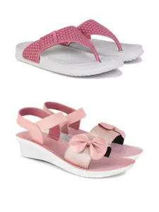 PENNEN Women Multicoloured Thong Flip-Flops