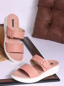 The Roadster Lifestyle Co. Open Toe Comfort Flats