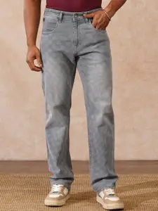 WROGN Men Comfort Relaxed Fit Mid-Rise Heavy Fade Jeans