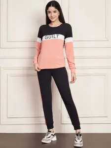 DTR FASHION Printed T-Shirt With Joggers Co-Ords