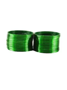 Vidhya Kangan Green Bangle Set