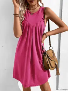 StyleCast Women Solid A-Line Regular Above Knee Dress