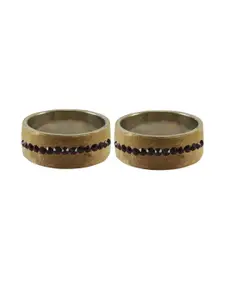 Vidhya Kangan Women Cream Brass Bangle