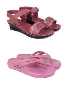 PENNEN Women Multicoloured Thong Flip-Flops