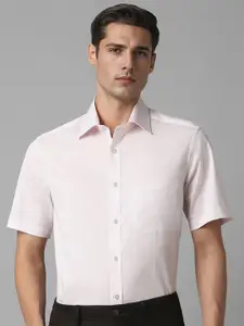 Louis Philippe Men Textured Cotton Formal Shirt