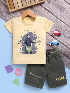 Toonyport Boys Printed T-shirt with Shorts