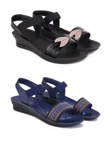 PENNEN Women Multicoloured Thong Flip-Flops