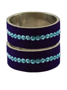 Vidhya Kangan Women Blue Brass Bangle