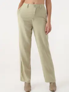 Kraus Jeans Women Straight Fit High-Rise Jeans