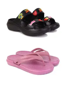 PENNEN Women Multicoloured Thong Flip-Flops