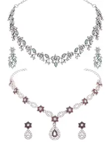 Anouk Gold-Plated Earring & Necklace Set