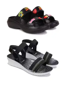 PENNEN Women Multicoloured Thong Flip-Flops