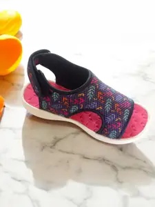 DressBerry Printed Backstraps Flats