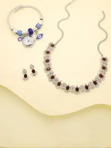 Anouk Gold-Plated Bracelet & Necklace Set