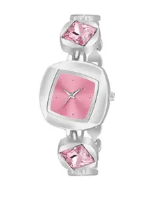 SZN Women Stainless Steel Straps Analogue Watch Pari pinkSZNN