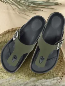 aadi Men Olive Sliders