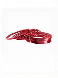 Vidhya Kangan Red Bangle Set