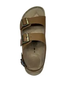 Lee Cooper Men Tan Leather Sandals